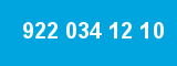 922 034 12 10 922 034 12 10